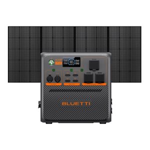 BLUETTI Premium Series AC240P L Portable Power Station and PV350 Solar Panel