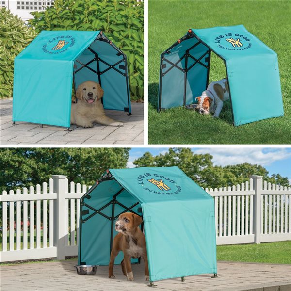 ShelterLogic 3.5 L x 2.5 H x 2.96-ft W Polyester Small Dog/Cat Pop-up Shade Canopy