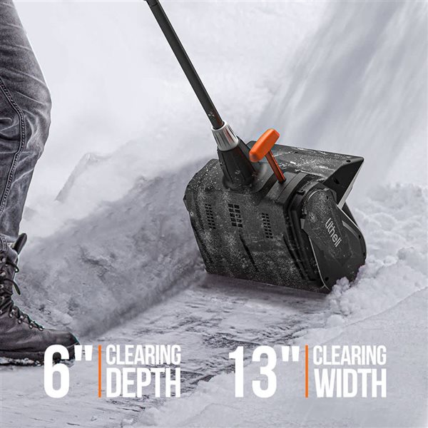 Litheli U20 12" Cordless Brush Snow Shovel