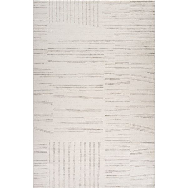 Rug Branch Astra 7 W x 10-ft L Beige Rectangular Modern Indoor Area Rug