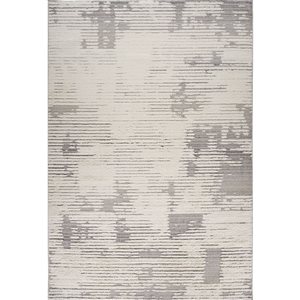 Rug Branch Nimbus 4 W x 6-ft L Cream Rectangular Modern Indoor Area Rug