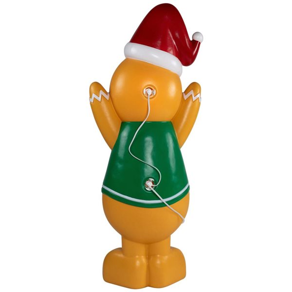 Northlight 40-in H Retro-Style Freestanding Inflatable Gingerbread Man Christmas Decoration