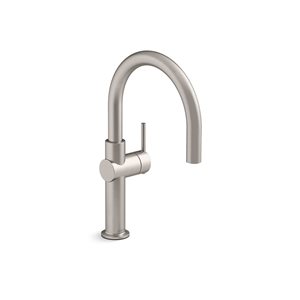 KOHLER Crue Stainless Single-Handle Deck-Mount High-Arc Kitchen Faucet