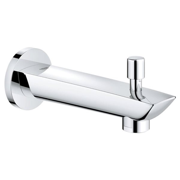 GROHE Eurosmart Polished Chrome Wall-Mounted Diverter Tub Spout