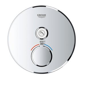 Robinet thermostatique à fonction unique GROHE Grohtherm SmartControl chrome