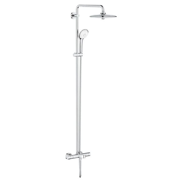 GROHE Euphoria 260 Polished Chrome Thermostatic Tub/Shower System - 1.75 GPM