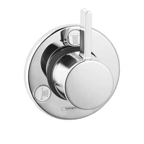 Hansgrohe Ecostat S Trio/Quattro Valve Trim Only - Chrome