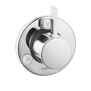 Hansgrohe Ecostat S Trio/Quattro Valve Trim Only - Chrome