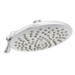 MOEN Velocity 8-in Polished Chrome 2-Function Eco-Performance Rainfall Showerhead