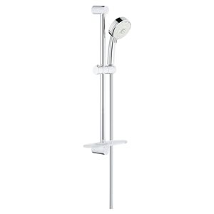 GROHE Tempesta Cosmopolitan 100 Polished Chrome 24-in Slide Bar w/ 3-Spray Hand Shower  - 2.5 GPM