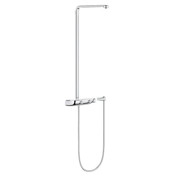 GROHE Rainshower Polished Chrome Wall-Mounted Thermostatic Shower System