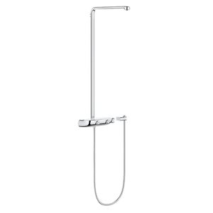 GROHE Rainshower Polished Chrome Wall-Mounted Thermostatic Shower System