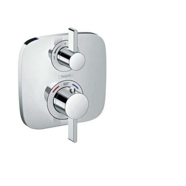 Hansgrohe Ecostat E Temperature Memory Thermostatic Valve Trim - Chrome