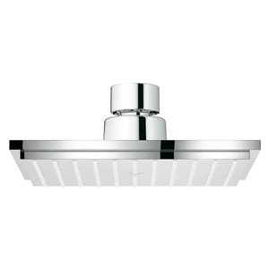 GROHE Euphoria Cube Polished Chrome 1-Spray Stick Rainfall Showerhead - 2.5 GPM