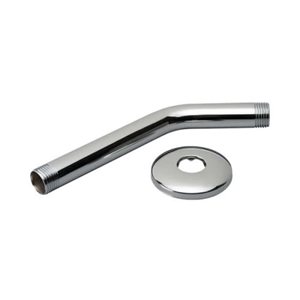 MOEN M-Line 6-in L Polished Chrome Tubular Shower Arm and Flange