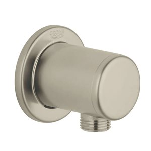 GROHE Relexa Brushed Nickel Shower Wall Union