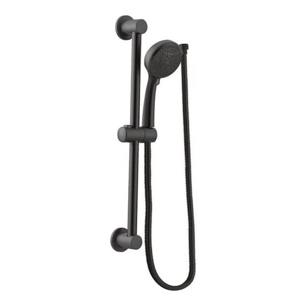 MOEN Matte Black 4-Spray Eco-Performance Handheld Shower