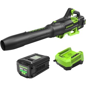 Greenworks 80V 700 CFM Blower with (1) 2.5 Ah Battery and 4A Charger