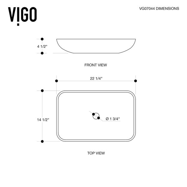 VIGO Brown and Gold Fusion Glass Rectangular Vessel Bathroom Sink