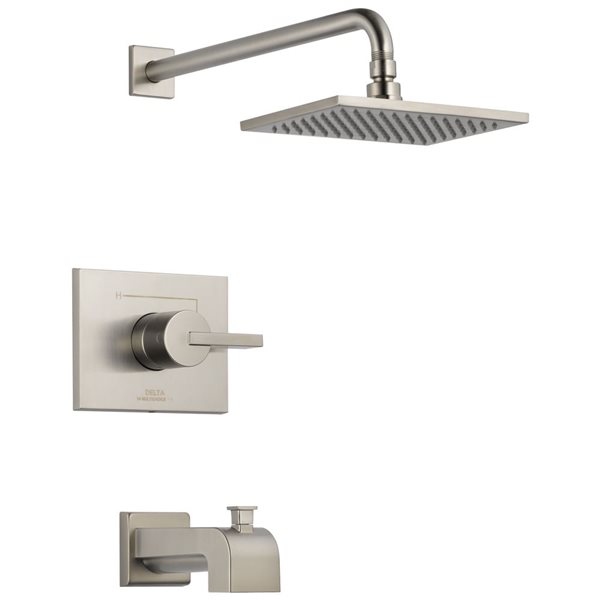 Delta Vero Monitor 14 Series Stainless Steel Tub and Shower Trim