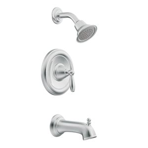 MOEN Brantford M-CORE 2 Series Chrome Posi-Temp Shower/Bath Faucet Kit