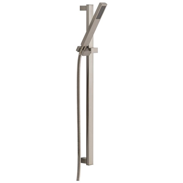 Delta Vero Stainless Steel 1-Setting Hand Shower with Slide Bar