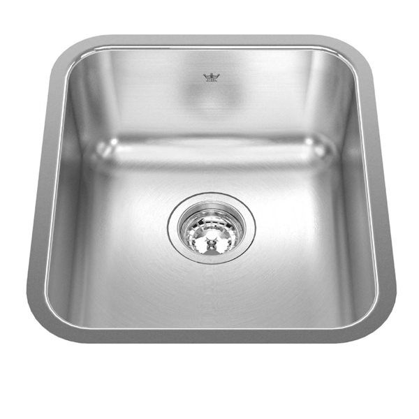 Kindred Stainless Steel Customizable Square 1-Bowl Drop-in Kitchen Sink