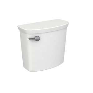 Réservoir de toilette blanc à levier de déclenchement Yorkville VorMax American Standard 1,28 gal/chasse à chasse simple