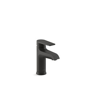 KOHLER Hint 1-Handle Matte Black Single Hole Bathroom Faucet