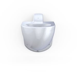 Cuvette de toilette allongée murale à chasse d'eau commerciale Tornado Flush TOTO blanche avec Cefiontect