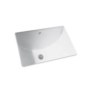American Standard Studio White Vitreous China Undermount Rectangular Bathroom Sink w/ Glazed Underside