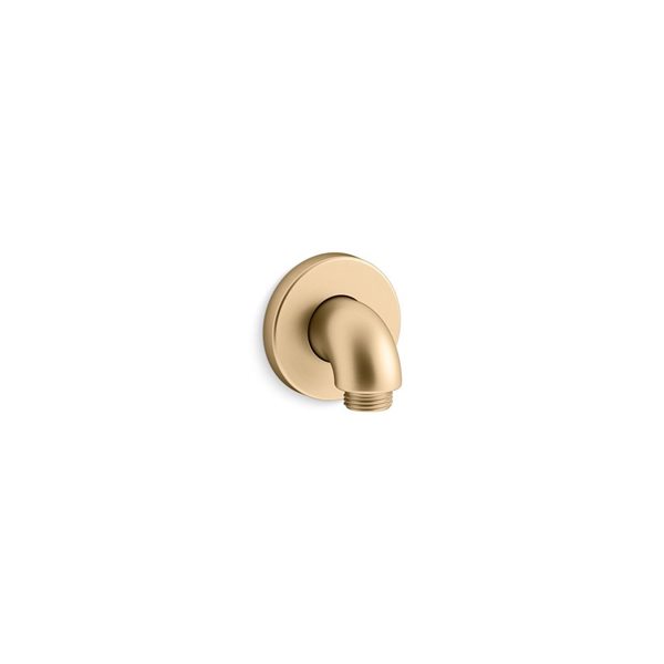 KOHLER Purist Stillness Brushed Brass Wall Supply Elbow w/ Check Valve