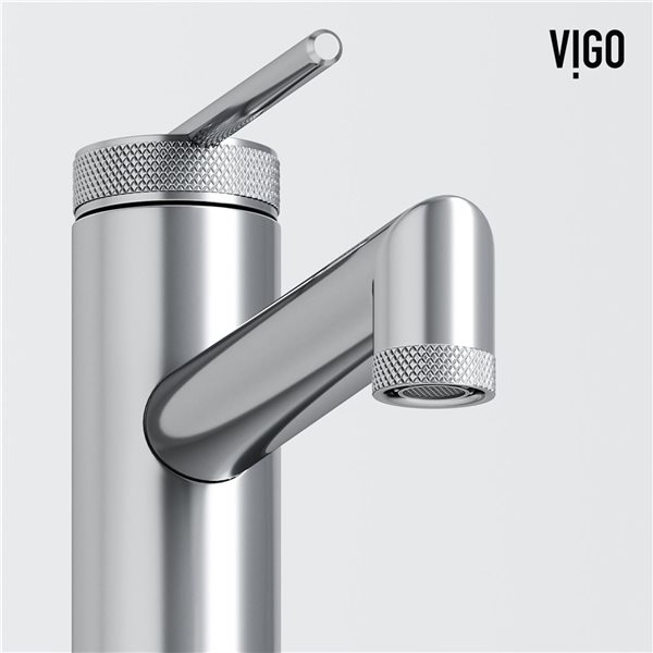 Lavabo vasque rectangulaire Magnolia VIGO 21 L x 14 po l. pierre blanche avec robinet sterling et bonde à pression chrome 