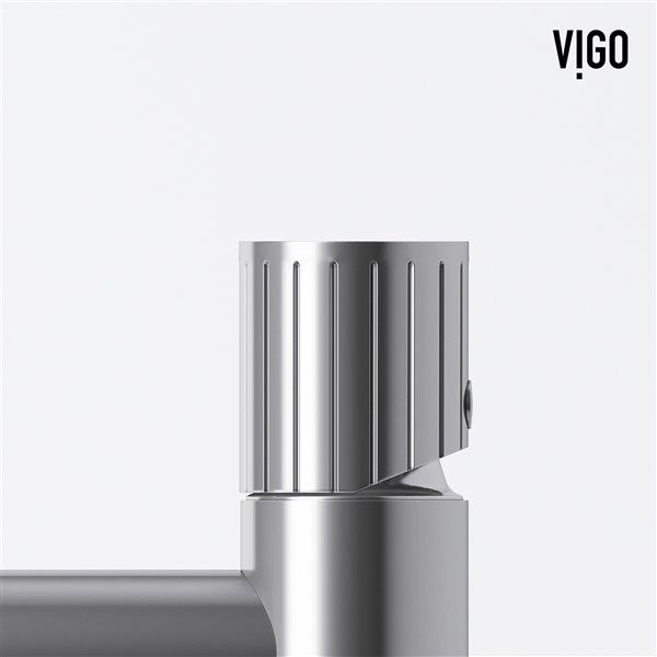 VIGO Windsor 16-in dia. Concreto Stone Grey Round Vessel Bathroom Sink with Ashford Faucet/Drain - Chrome