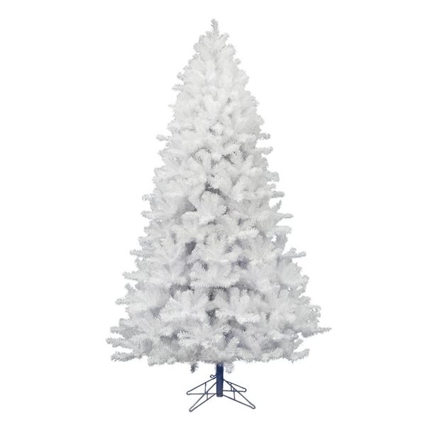 Vickerman 12-ft x 82-in Crystal White Pine Full Unlit Artificial Christmas Tree with 5209 PVC Tips