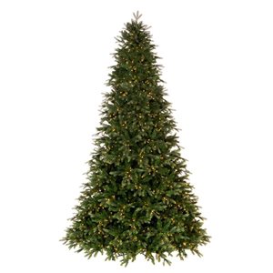 Vickerman 10-ft x 72-in Douglas Fir Full Artificial Christmas Tree w/ 3200 Warm White LED Lights