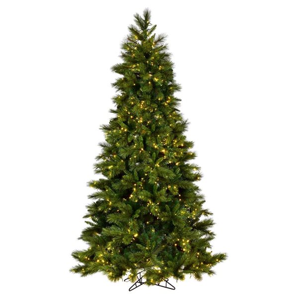 Vickerman 14-ft x 87-in Brighton Pine Full Artificial Christmas Tree w/ 4500 Colour-Changing LED Lights