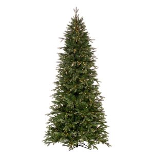 Vickerman 10-ft x 54-n Douglas Fir Slim Artificial Christmas Tree w/ 2000 Warm White LED Lights