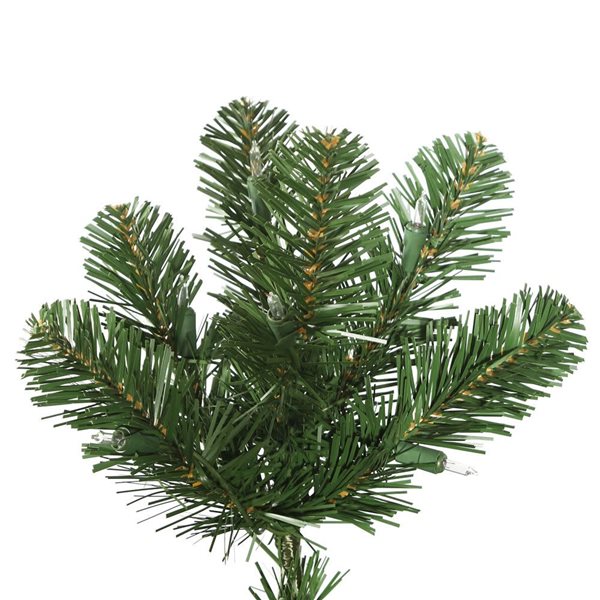 Vickerman 9.5-ft x 47-in Oregon Fir Slim Unlit Artificial Christmas Tree w/ 1254 PVC Tips