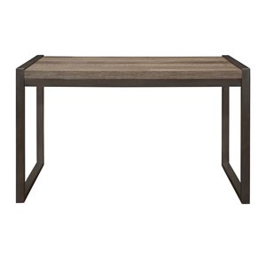 HomeTrend Dogue 24 D x 30 H x 24-in W Brown Faux Wood Writing Desk