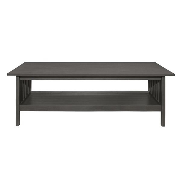 HomeTrend 3-Piece Grey Wood Coffee and End Table Set