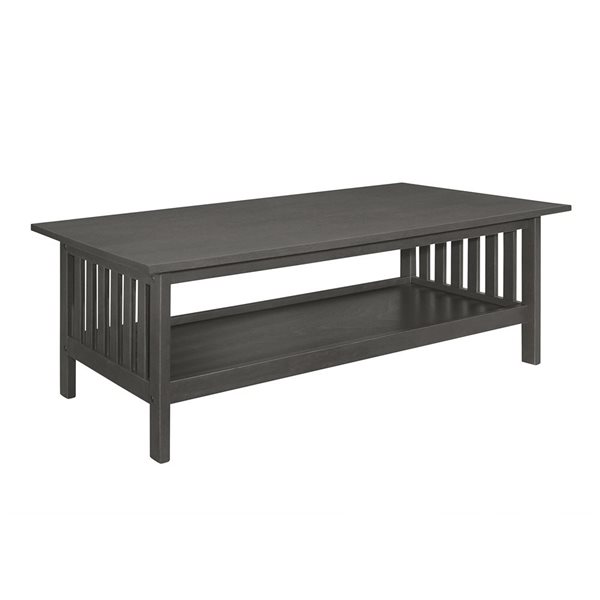 HomeTrend 3-Piece Grey Wood Coffee and End Table Set