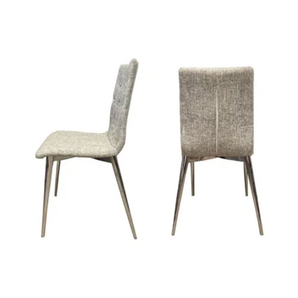 Ensemble de 2 chaises Palamara TAKE ME HOME blanc contemporain rembourré