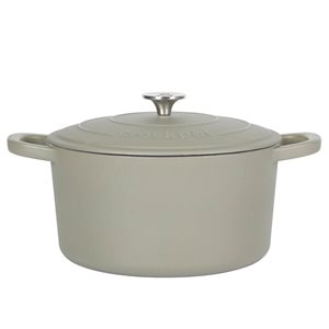 Crock-Pot Artisan 5.7-L Enamelled Cast-Iron Round Green Dutch Oven w/ Lid