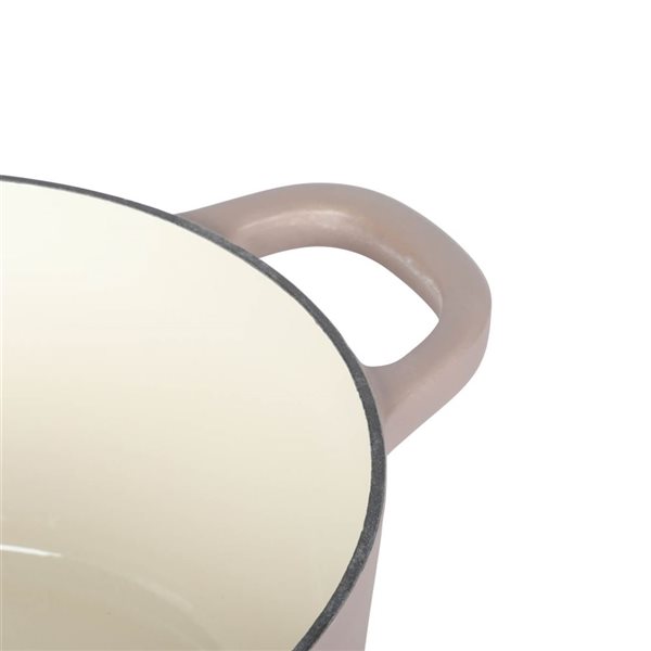 Cocotte ronde en fonte émaillée Artisan Crock-Pot 8-L beige avec couvercle