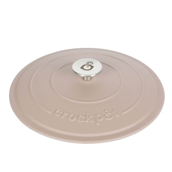 Cocotte ronde en fonte émaillée Artisan Crock-Pot 8-L beige avec couvercle