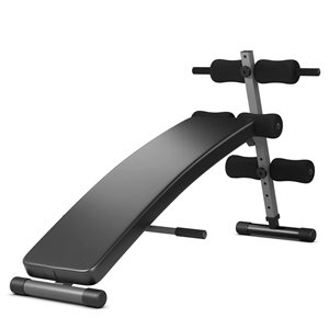 Costway Adjustable Arc-Shaped Decline Sit Up Slant Bench