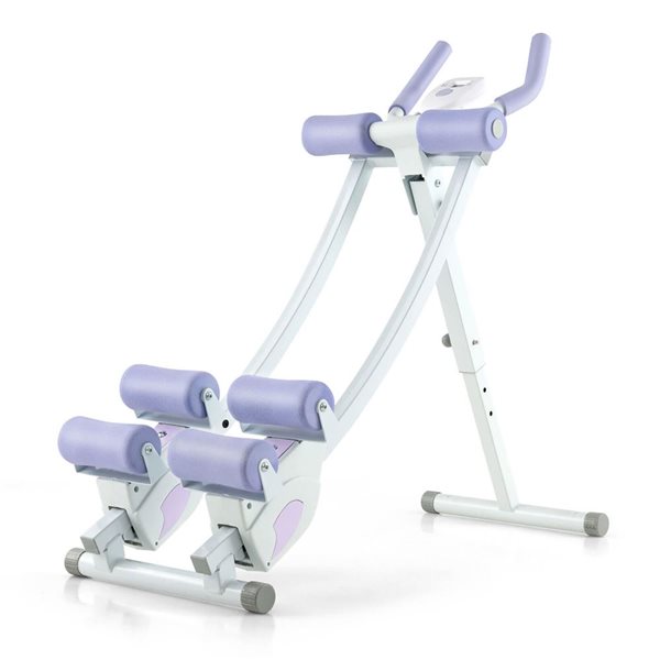 Costway Foldable Core & Abdominal Workout Trainer with Adjustable Heights