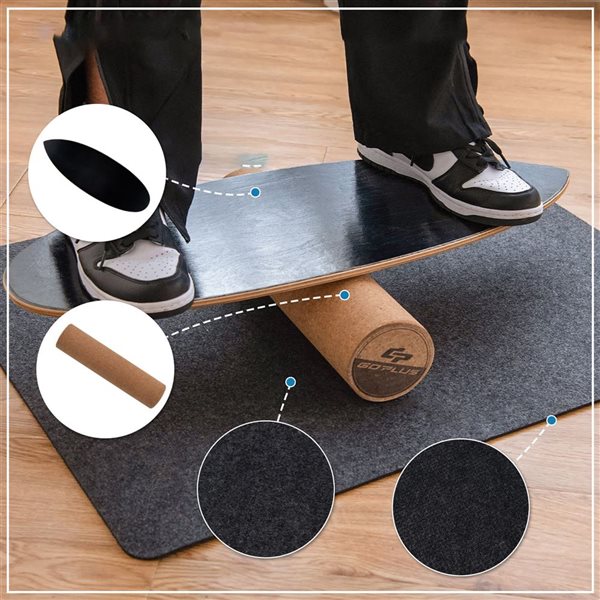 Costway Wooden Balance Board Trainer