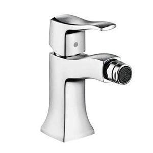 Robinet de bidet horizontal Metris C HANSGROHE monotrou, chrome poli